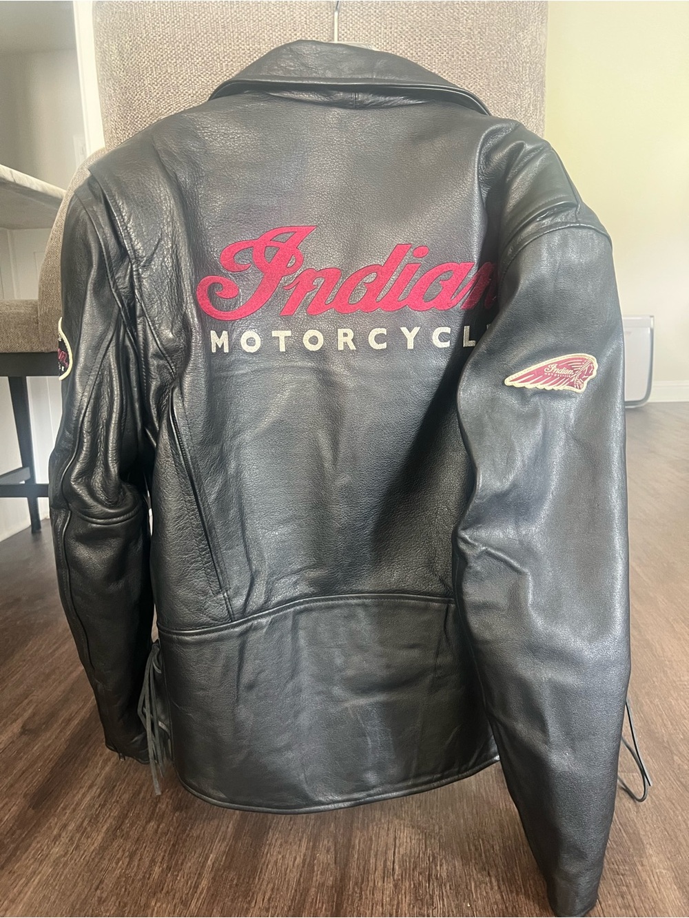 XL / Vintage Indian Motorcycle Leather Classic Jacket